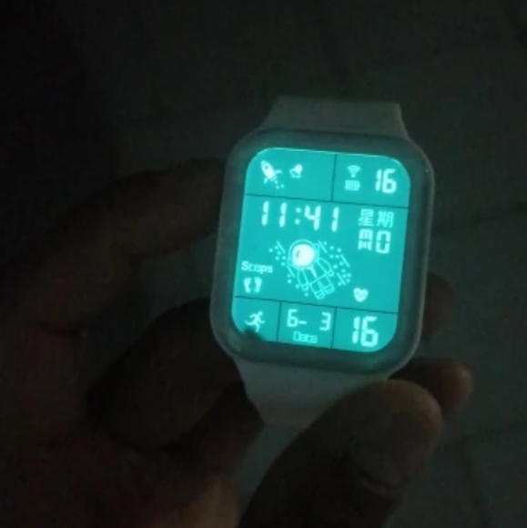 LED White Watch Unisex - Picture 5 of 11